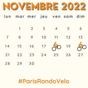 calendrier randonnées novembre 2022