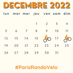calendrier randonnées décembre 2022